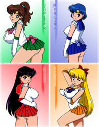 sailor senshi venus five hentai pictures user sailor sluts tits ass
