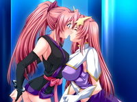 gundam seed/destiny hentai girls bdsm bondage cuffs game gundam