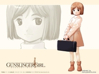 gunslinger girl hentai bob cut brown eyes ctr