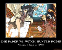 witch hunter robin hentai demotivational poster paper witch hunter robin read die rod