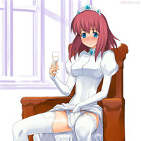 no panties hentai hentai blue eyes blush crown dress lift hand panties hat henrietta tristain masturbation thighhighs white wine zero tsukaima hands