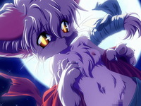furry hentai game animal ears breasts censored furry game hentai moon night nipples nude outside pussy scarf solo tail tales undressing yaminabe aries next