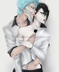 grimmjow hentai albums theyaoigallery bleach grimmjow ulquiorra colored