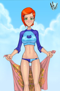 gwen tennison hentai fdc gwen tennyson ben female green eyes hentai red head rule tagme