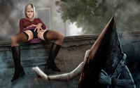 pyramid head hentai albums hentai wallpaper mix toons maria pyramid head ranged weapon silent hill wallpapers unsorted