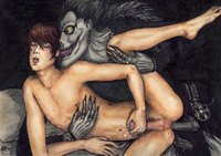 rule 32 hentai adf aaa bbe death note light yagami ryuk