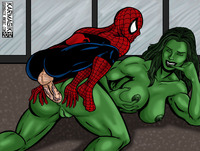 she hulk hentai comics karmagik pictures user spider man hulk color