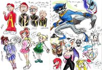 sly cooper hentai sketchbook doodles chipmunks sly cooper sonic izzy chan art danny phantom sam tucker vlad plasmius