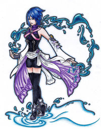 kingdom hearts birth by sleep aqua hentai pre aqua night xxnsx morelikethis fanart traditional drawings games