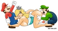 mario galaxy hentai eaf luigi madefromlazers mario princess rosalina super bros galaxy