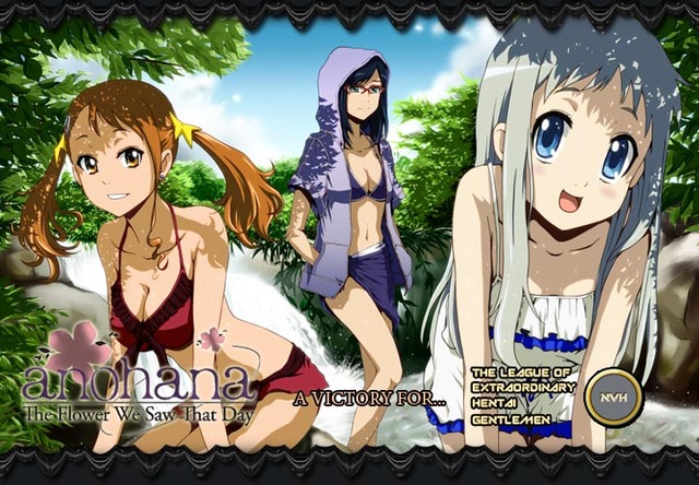 chikan monogatari hentai hentai that day anohana flower saw