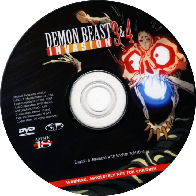 demon beast invasion hentai english beast demon invasion dvdd disk