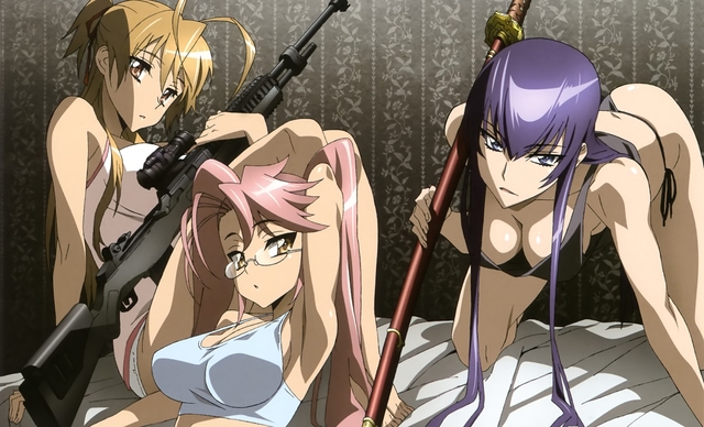 highschool of the dead hentai hentai albums girl sword girls highschool dead galleries cleavage blade userpics underwear weapon categorized wallpapers wielding tanaka glasses saeko busujima saya takagi rei miyamoto gun panties masayoshi