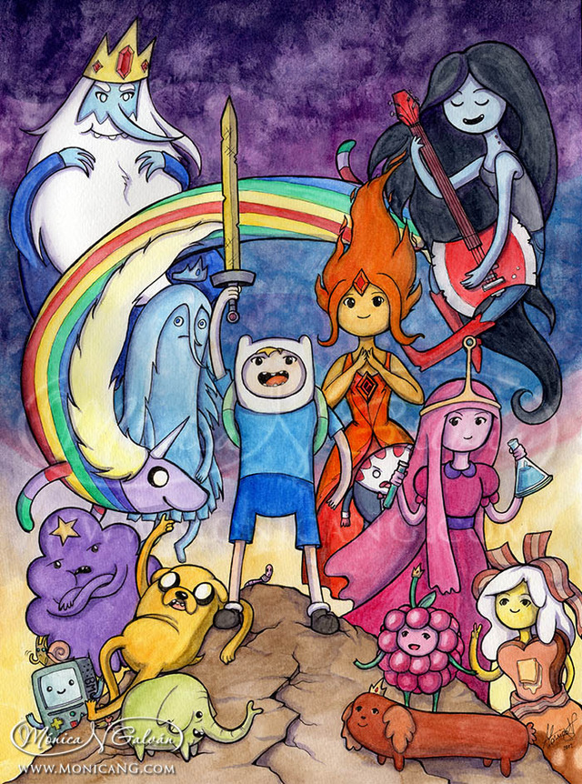 adventuretime hentai time movies adventure morelikethis res traditional fanart monica paintings pjpo