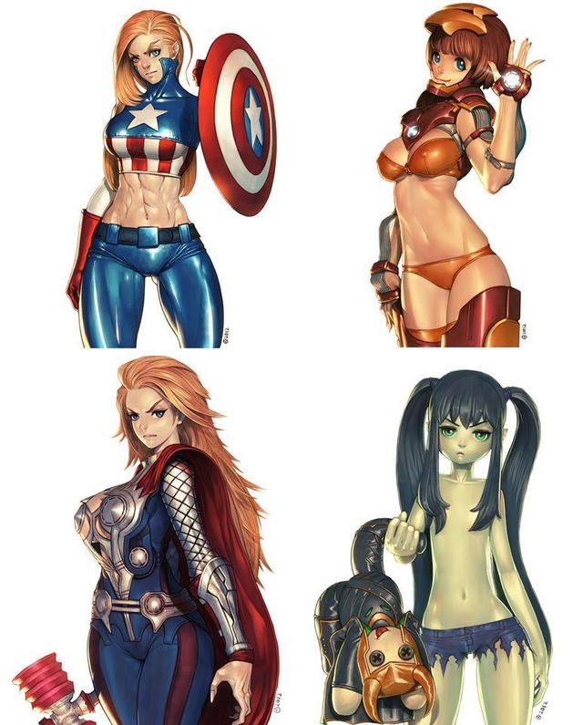 avangers hentai avengers japan made were