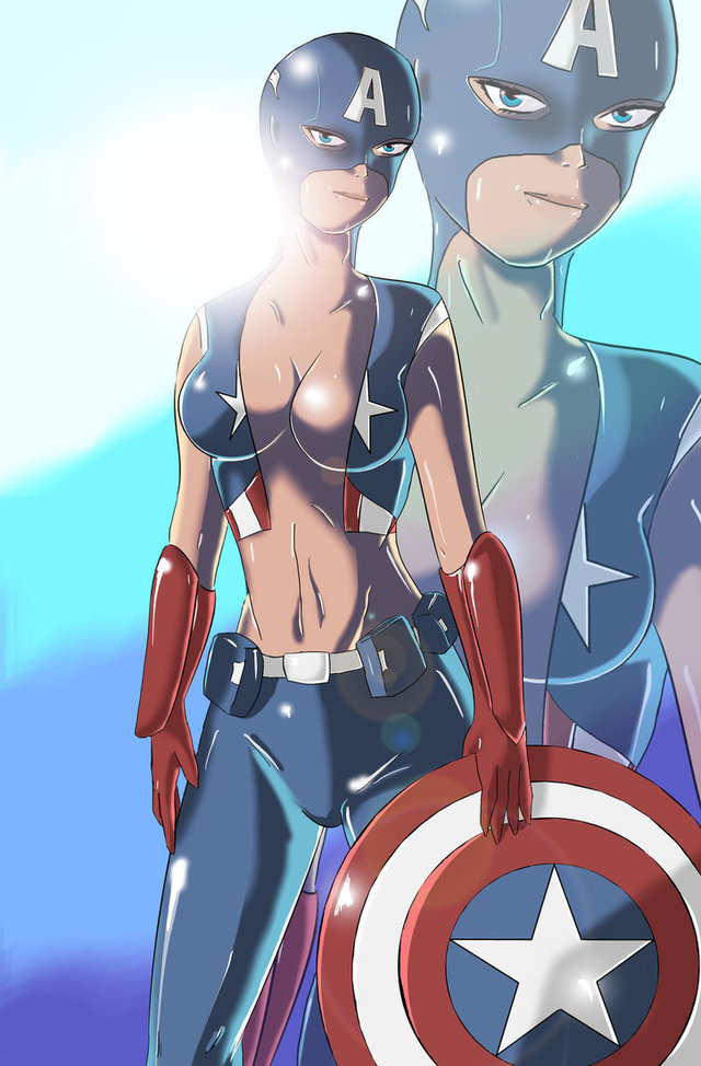 avangers hentai art pre part avengers captain america kagato initiative tgd