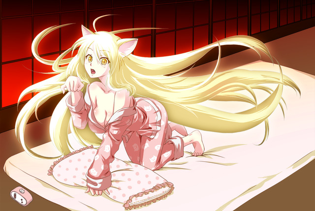 bakemonogatari hentai anime wallpaper bakemonogatari tsubasa hanekawa