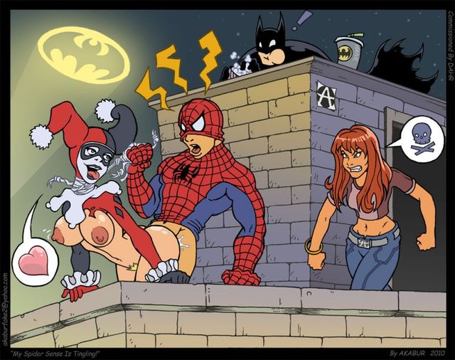 batman hentai gallery hentai gallery album crossover batman med spiderman