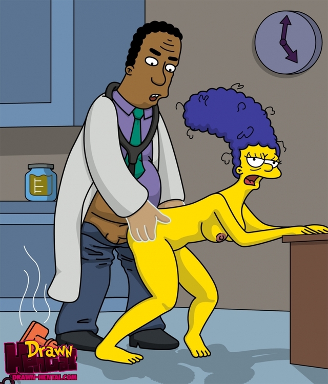 best drawn hentai hentai original media drawn simpsons simpson marge julius hibbert