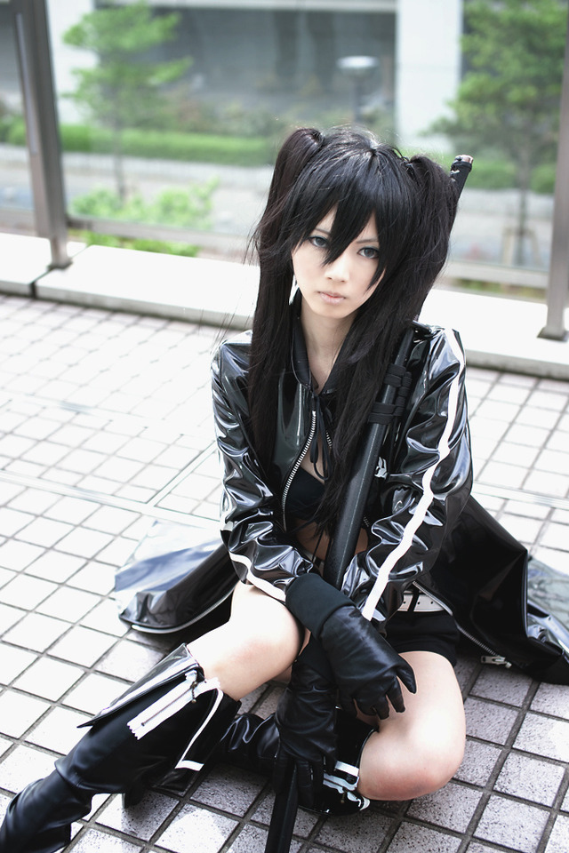 black rock shooter hentai black galeria rock cosplay shooter blackrock shera