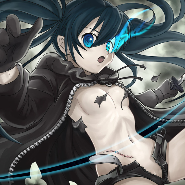 black rock shooter hentai forums black original rock artwork shooter nosebleed huke vhl