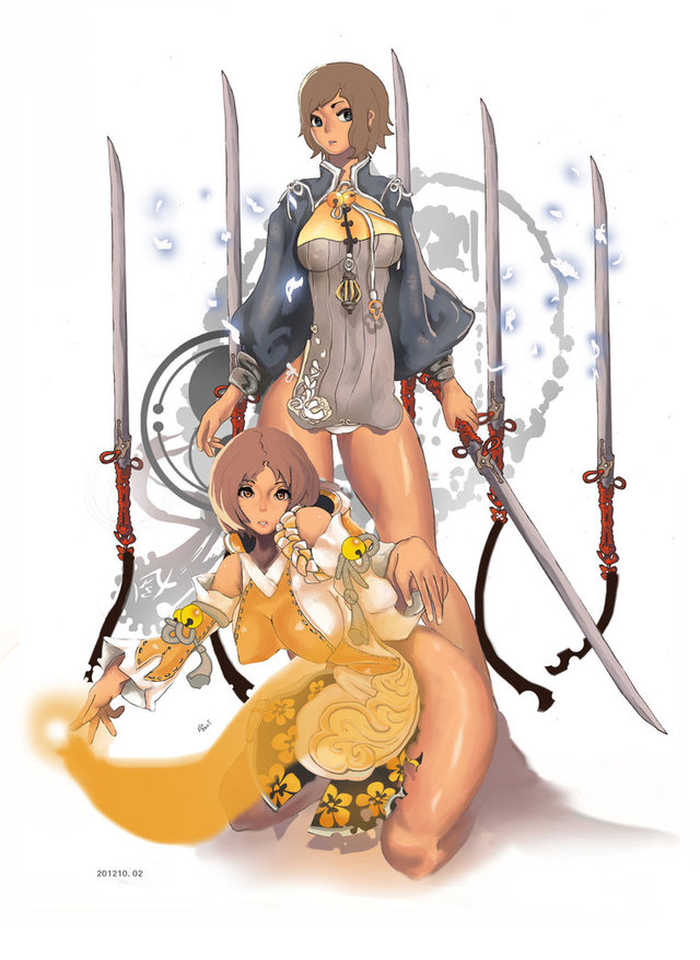 blade and soul hentai games style blade pre digital morelikethis artists fanart soul drawings zaki pyg