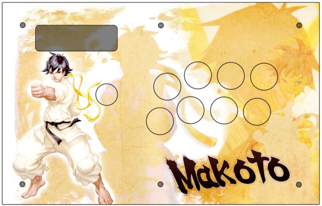 blazblue makoto hentai albums art jam discussion kaze makoto stick template fightstick