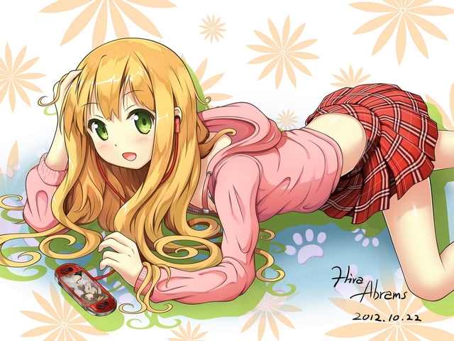 blonde hair hentai hentai blonde game hair skirt ouji warawanai neko eyes afa azuki azusa konachan green afc console hira zlpabrams