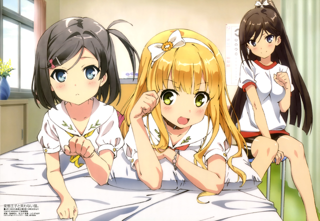 blonde hair hentai hentai scan blonde hair tagme ouji warawanai neko eyes azuki azusa tsutsukakushi tsukiko tsukushi konachan green megami febb