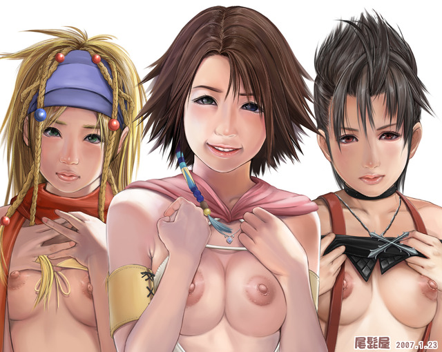 final fantasy x-2 hentai final fantasy rikku yuna paine