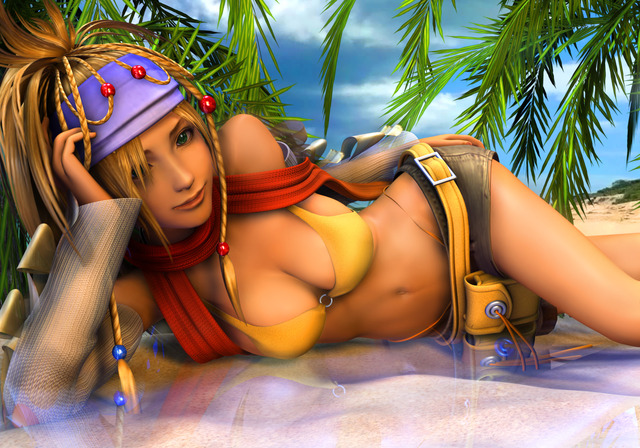 final fantasy x-2 hentai hentai final beach thehentaiworld cgi fantasy rikku