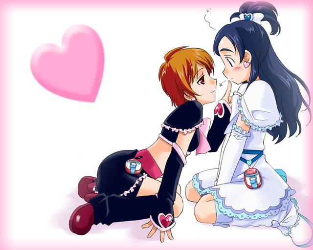 futari wa pretty cure hentai anime black love futari white season pretty cure