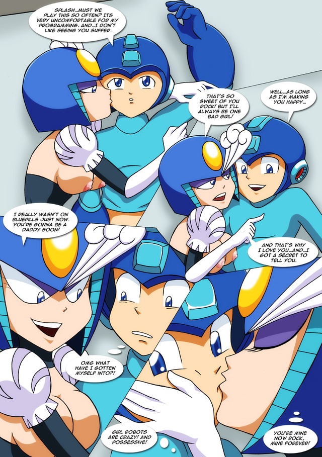 megaman hentai mega woman man comic bdb palcomix splash bbmbbf