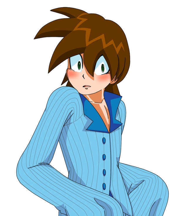 megaman/rockman hentai art megaman pajamas xxsh kzxx grpfs