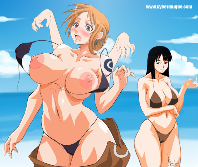 one piece hentai hentai thehentaiworld bra one piece robin nami namis undoing