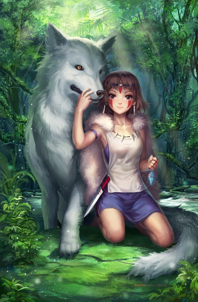 princess mononoke hentai anime comments princess fanart mononoke illustrations kjth xupp minialbum