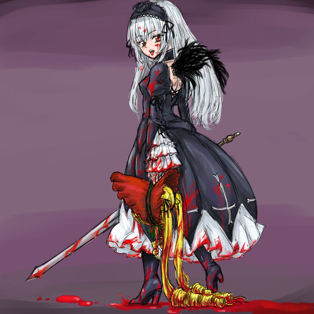 rozen maiden hentai blood guro face ratio osakana