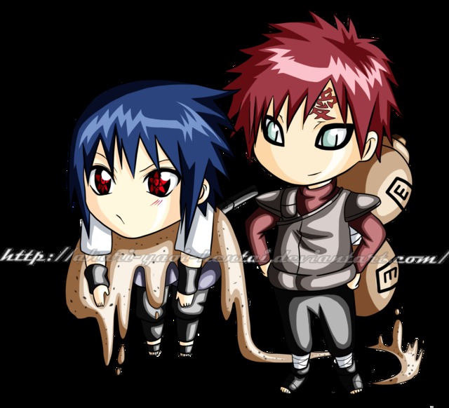 sasuke hentai hentai art yaoi akari sasuke gaara chibis rdg