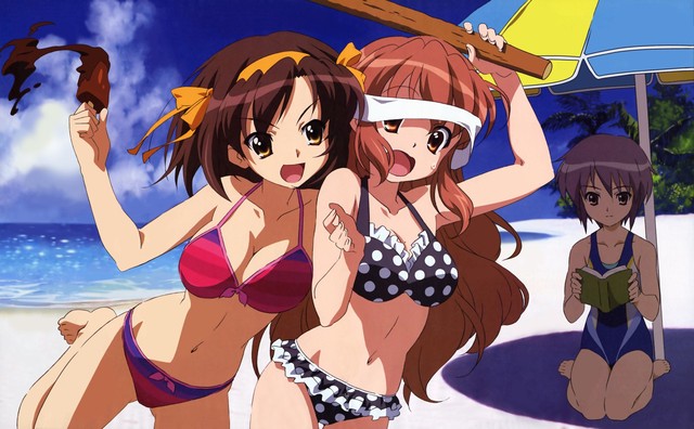 suzumiya haruhi no yuuutsu hentai page gallery ero misc photoshop mizugi haruhi suzumiya nagato yuuutsu mikuru