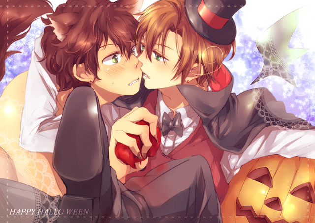 vampire hunter d hentai happy halloween male yande yaoi south axis powers hetalia riku italy spain