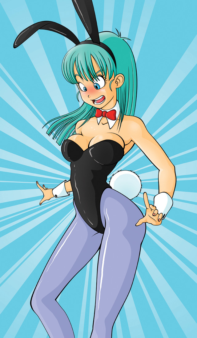 bulma hentai doujinshi hentai english dbz bulma rabbit suit danganball mousou han kanzen