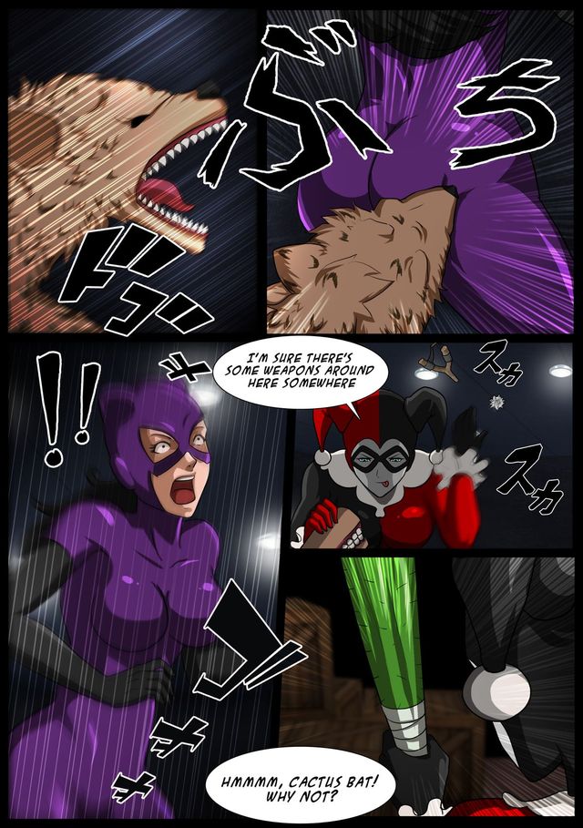 catwoman e hentai hentai lesbian catwoman lusciousnet harley quinn quin rainpow