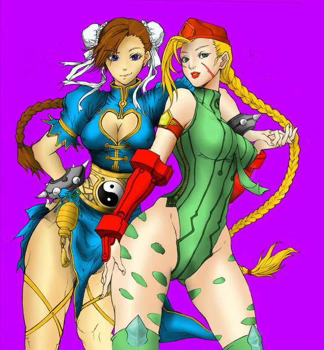 chun li and cammy hentai cartoons pre morelikethis fanart coloring cammy chunli kjk rakelrosadragon