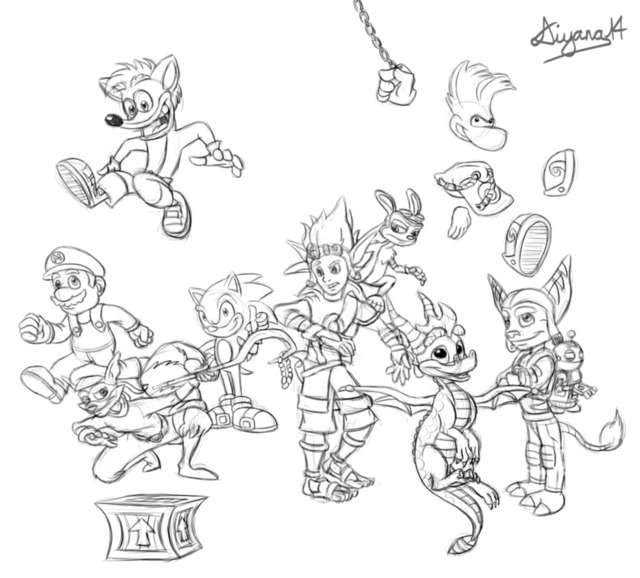 coco bandicoot hentai video game morelikethis sketch heroes aiyana efkkm