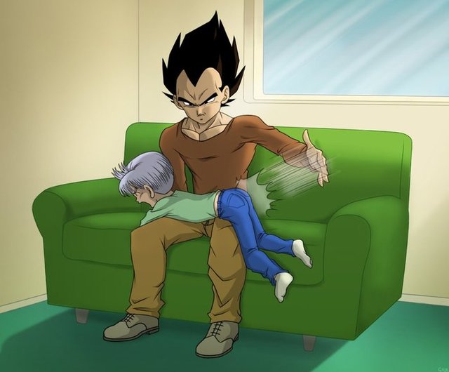 dbz vegeta hentai trunks attach vegeta spanking comm pallottili