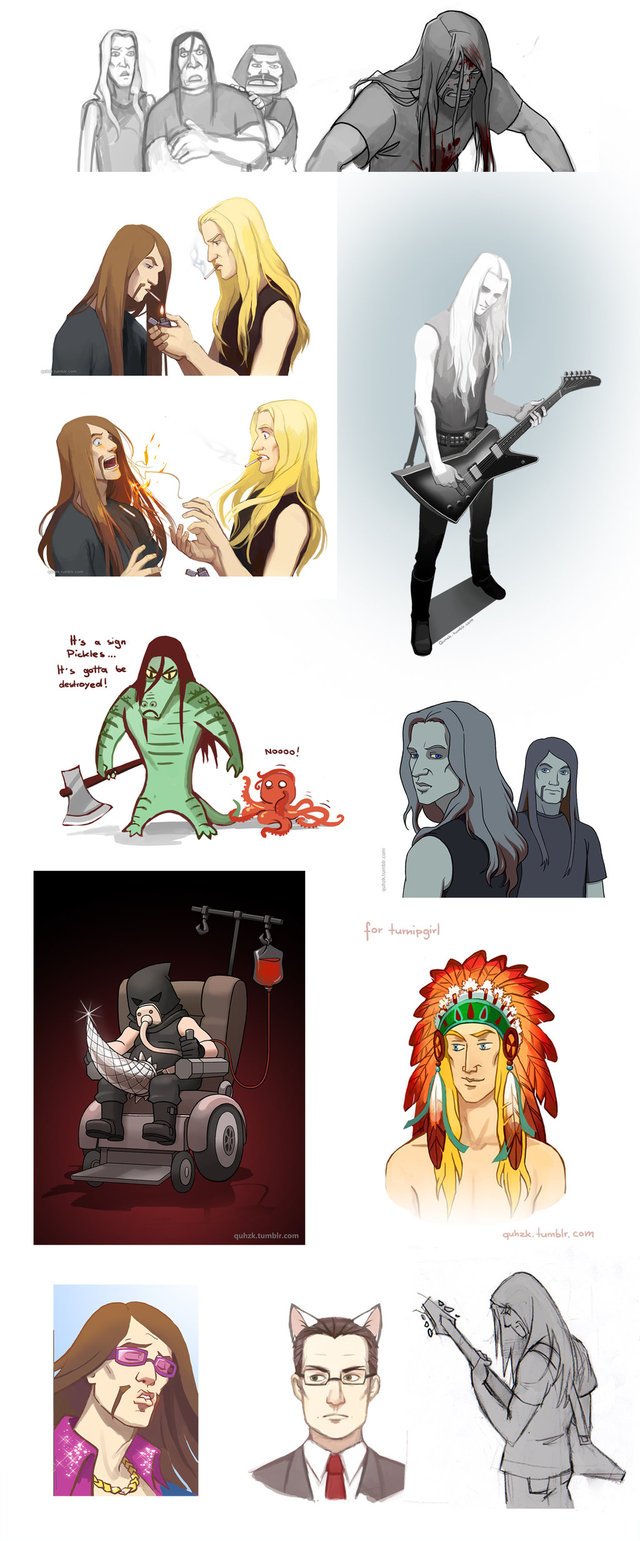 dethklok hentai morelikethis collections metalocalypse sketchdump okha