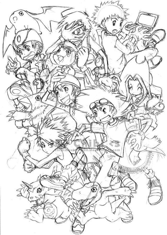 digimon e hentai chan pre fanart orgy digimon typical chibimouto pcf