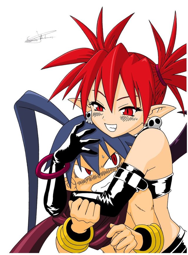 disgaea etna hentai art pre disgaea etna franarok laharl lahard wbll