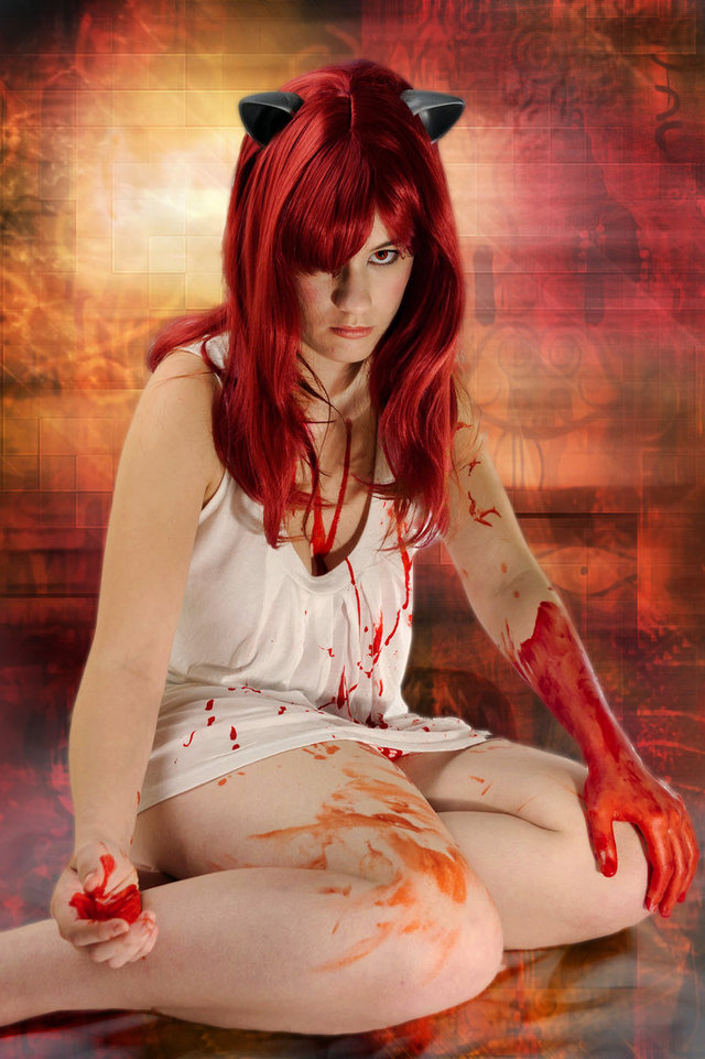 elfen lied hentai manga hentai world cosplay elfen lied lucy azufreantimonio