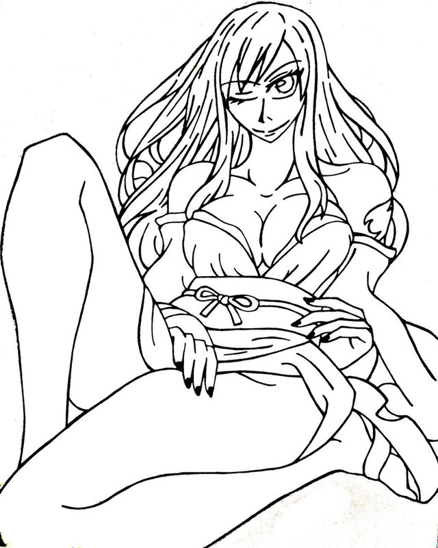 erza hentai manga manga pre morelikethis traditional fanart erza books kimono kyrios